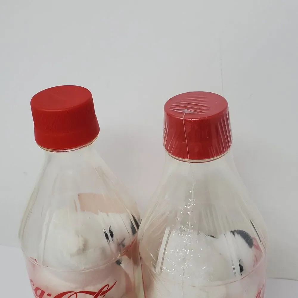 Coca-Cola Plush Polar Bear In Bottle Christmas Polar Bear Brand New Vintage